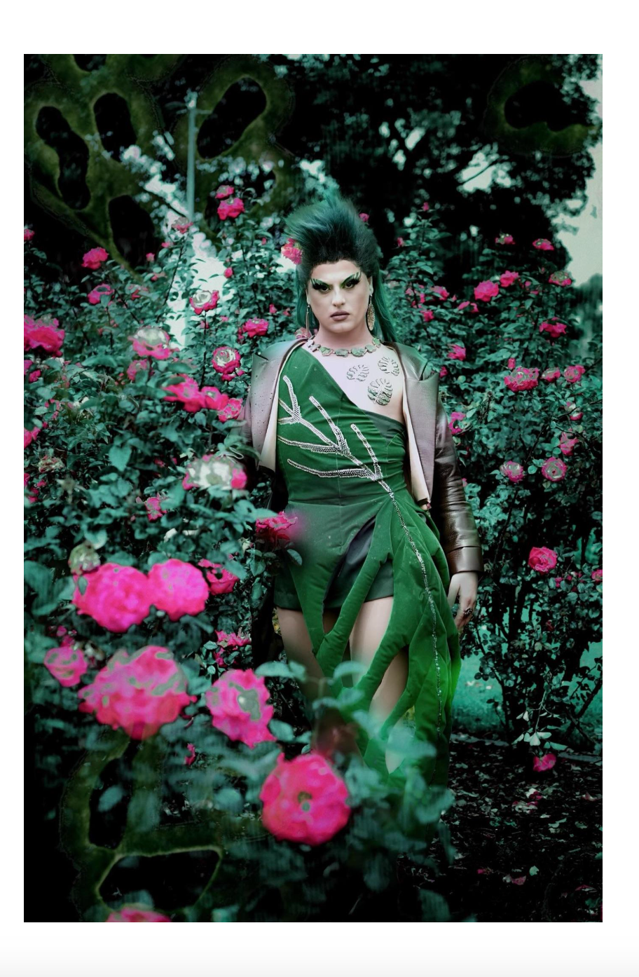 Green Monochromatic Pride DIVOS - 5x7.5 Art Print