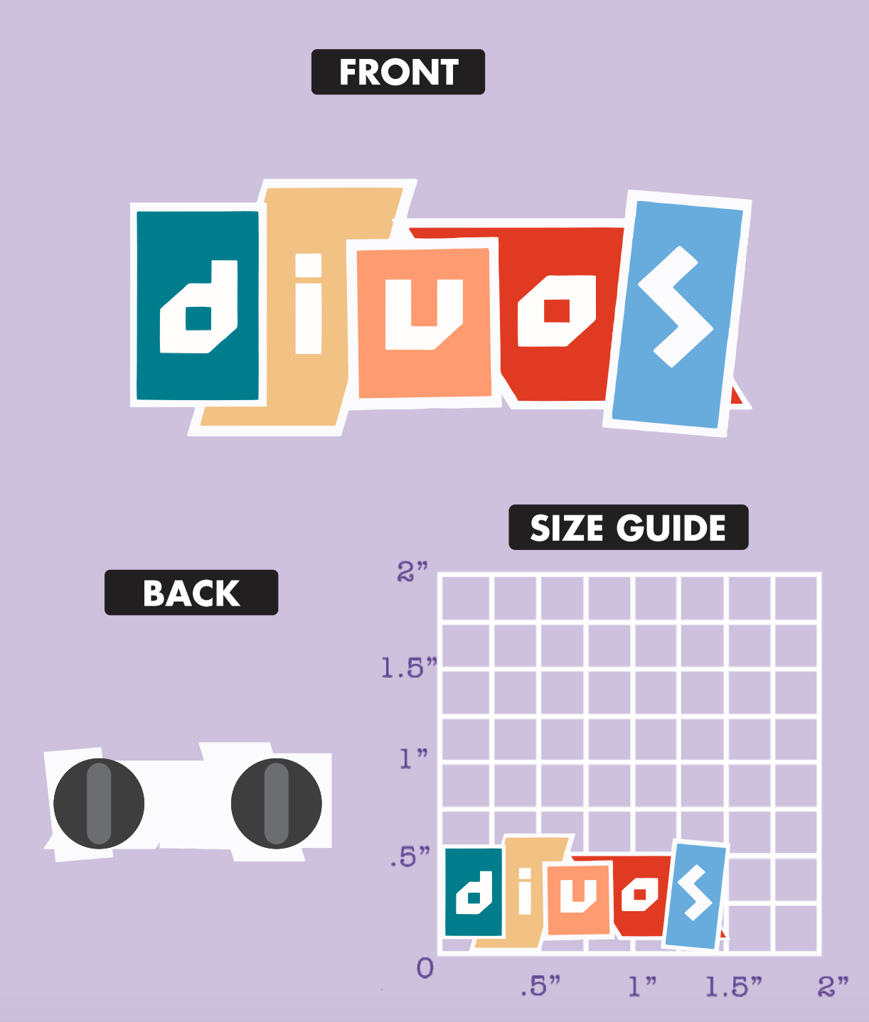 DIVOS Logo - 1.5" Enamel Pin