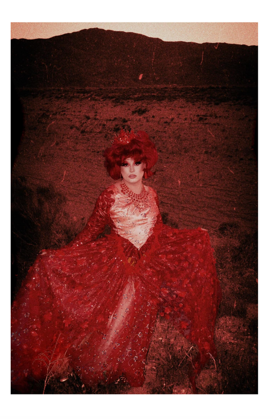Red Monochromatic Pride DIVOS - 5x7.5 Art Print
