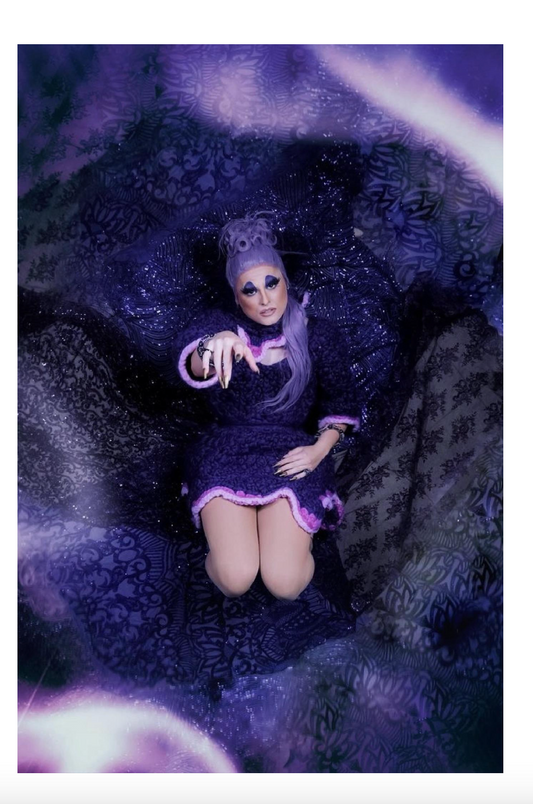 Purple Monochromatic Pride DIVOS - 5x7.5 Art Print